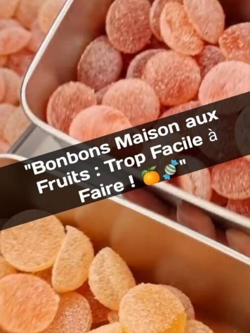 Recette simple et gourmande de bonbons maison sans gélatine