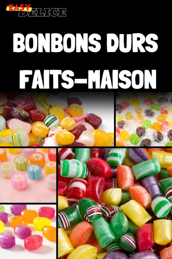 Bonbons maison sans gélatine