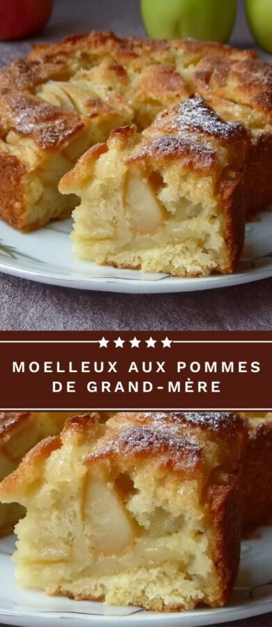 Gâteau aux pommes sain