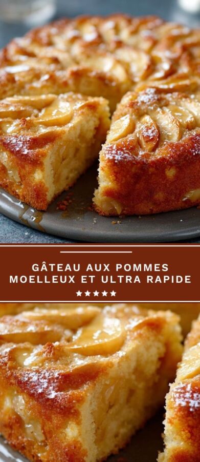 Gâteau aux pommes sain