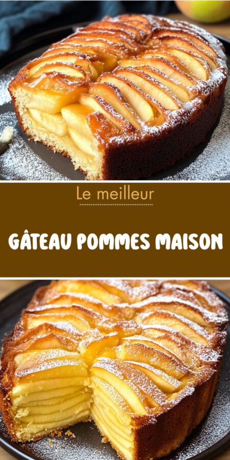 Gâteau aux pommes sain
