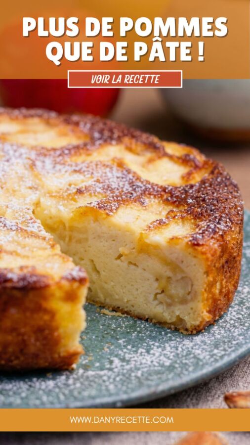 Gâteau aux pommes sain