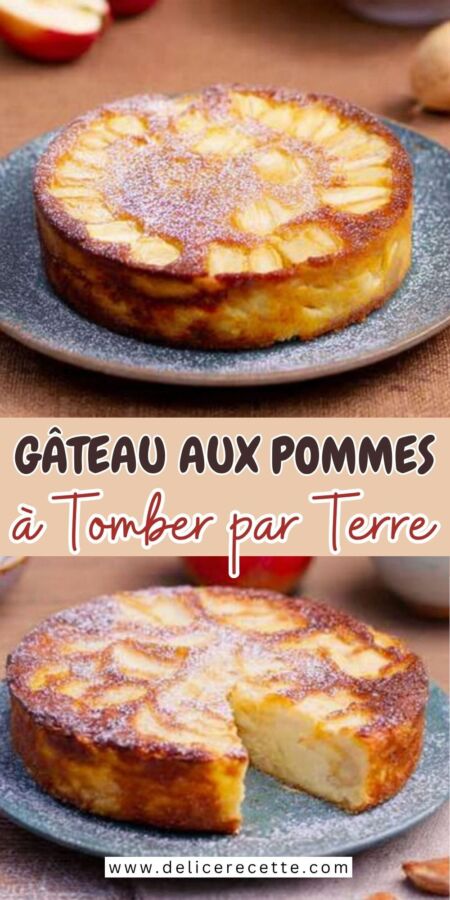 Gâteau aux pommes sain