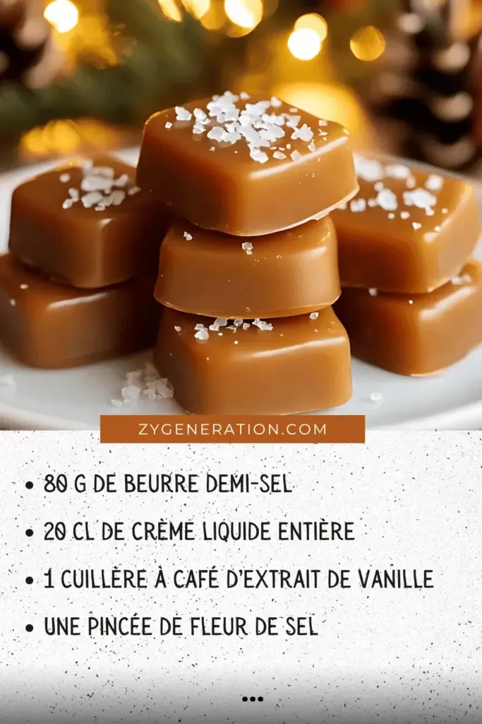 Recette bonbon caramel maison