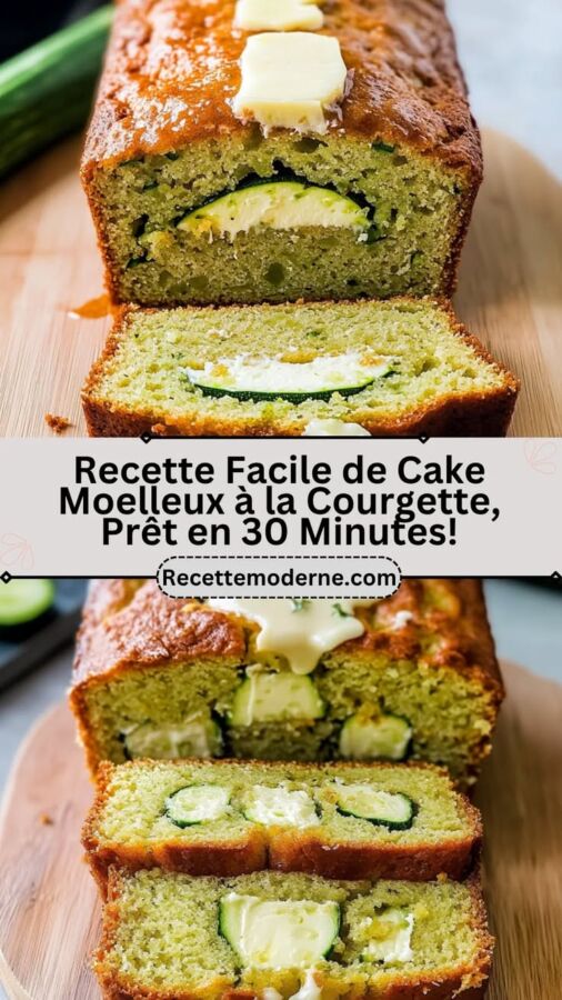 Dessert original aux courgettes