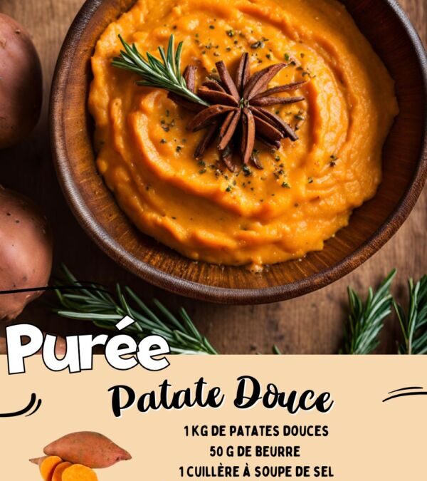 purée de patate douce monsieur cuisine
