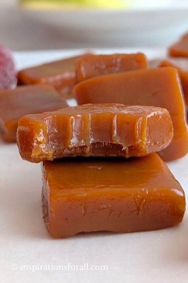 Bonbons caramel maison