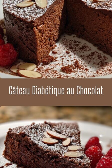 Recette gâteau chocolat sans sucre adaptée aux diabétiques