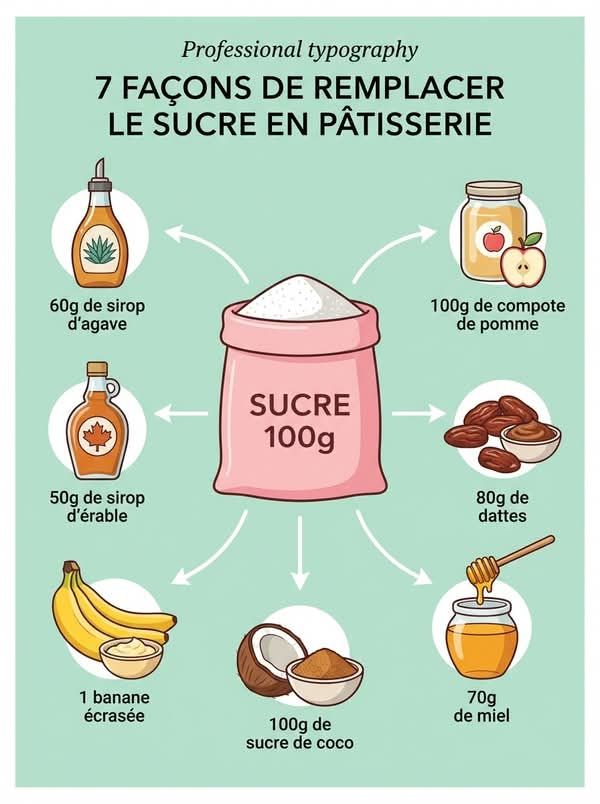 Alternatives au sucre gâteau