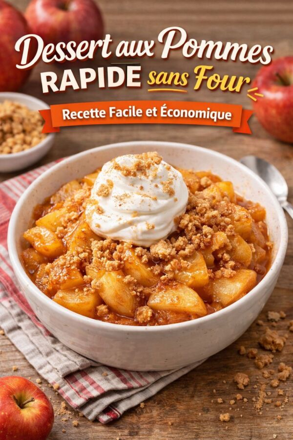 Gâteau aux pommes sain