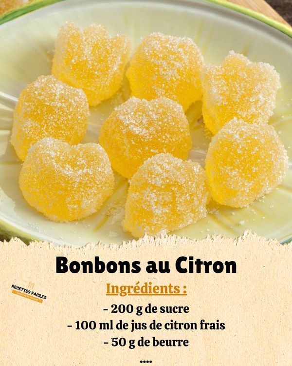 Recette facile bonbons