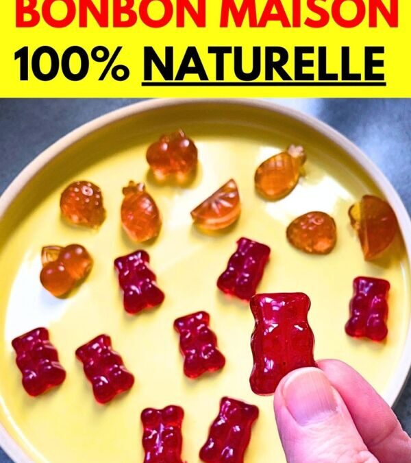 Recette simple et gourmande de bonbons à l’agar agar