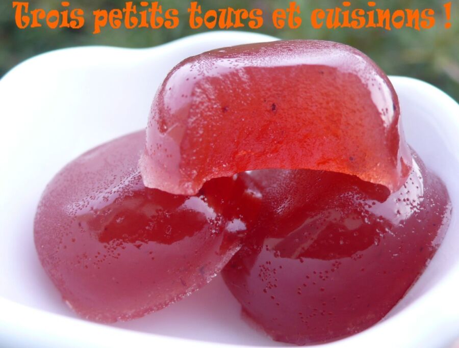 Bonbons maison à l'agar-agar