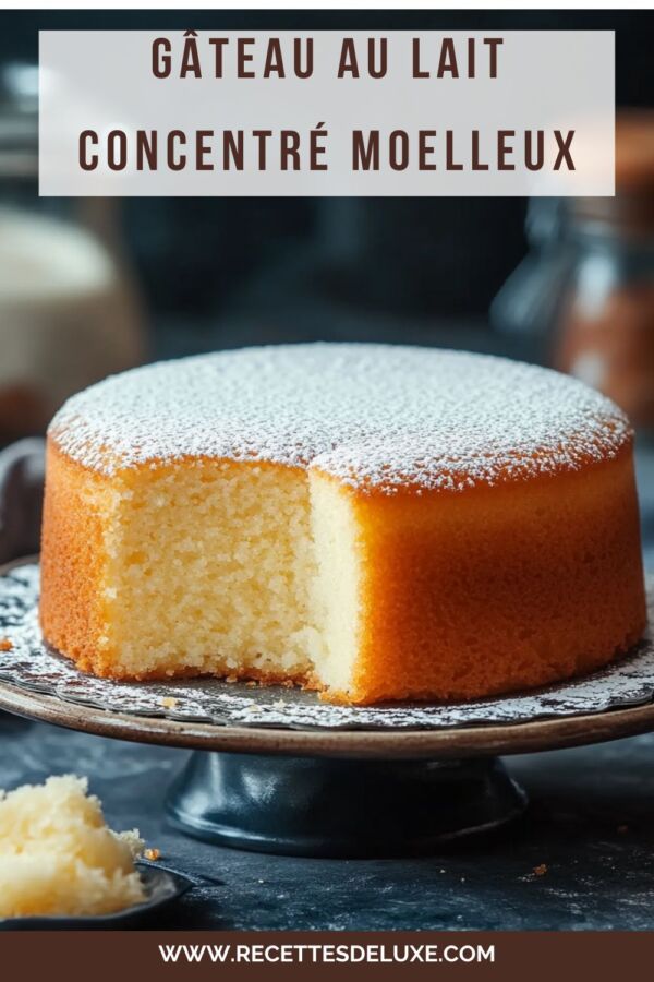 Gâteau au lait concentré