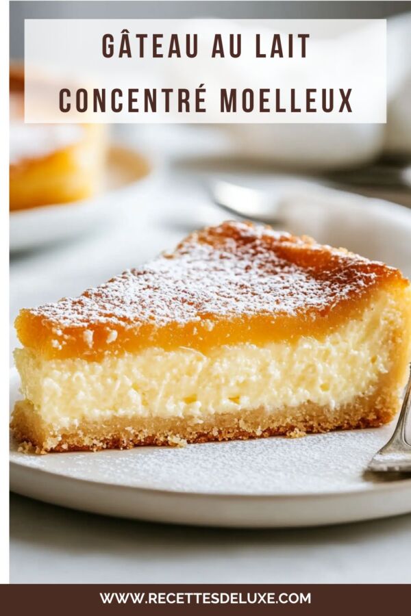 Gâteau au lait concentré